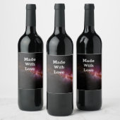 Bild des Universums Weinetikett (Flaschen)