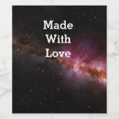 Bild des Universums Weinetikett (Einzelnes Label)