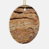 Bild des versteinerten Holzes Keramik Ornament (Rechts)