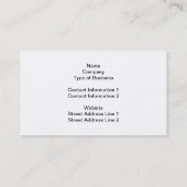 Bild des versteinerten Holzes Visitenkarte (Rückseite)