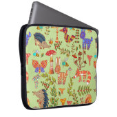 Bild des Waldlebens. Flora und Fauna. Vinta Laptopschutzhülle (Vorne Rechts)