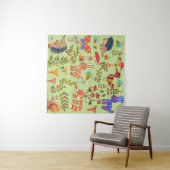 Bild des Waldlebens. Flora und Fauna. Vinta Wandteppich (Beispiel (Horizontal))