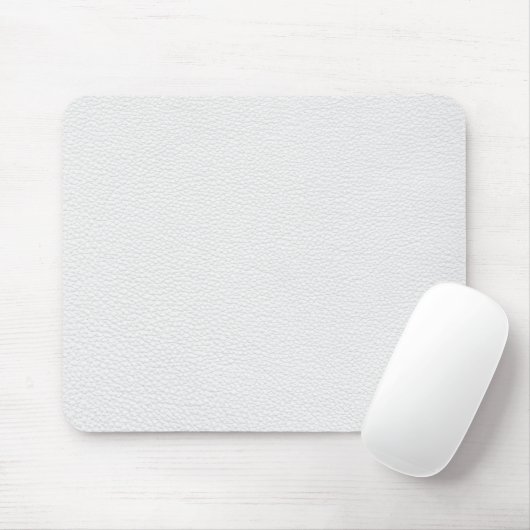 Bild des weißen Leders Mousepad (Mit Mouse)