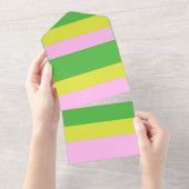 Bild drei Farben Kunst All In One Einladung (Abreißtisch)