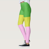 Bild drei Farben Kunst Leggings (Links)