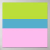 Bild drei Farben Kunst Poster (Vorne)