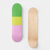 Bild drei Farben Kunst Skateboard (Vorderseite)