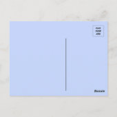 Bild eines Blue-Gold-Macaw Postkarte (Rückseite)