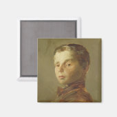 Bild eines Jungen, 1875 Magnet (Vorderseite/Rückseite)