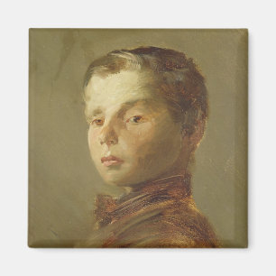 Bild eines Jungen, 1875 Magnet