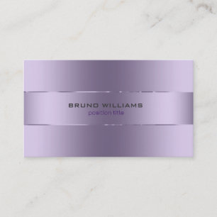 Bild eines lila Metalls mit glänzenden Streifen Visitenkarte