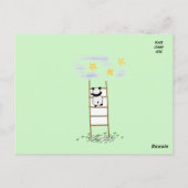 Bild eines Riesenpanda Postkarte (Rückseite)