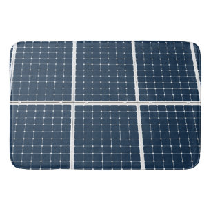 Bild eines solaren Powers lustig Badematte