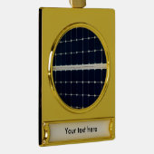 Bild eines solaren Powers lustig Banner-Ornament Gold (Rechts)