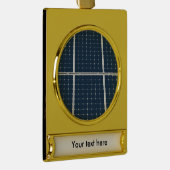 Bild eines solaren Powers lustig Banner-Ornament Gold (Rechts)