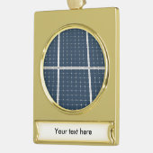 Bild eines solaren Powers lustig Banner-Ornament Gold (Links)