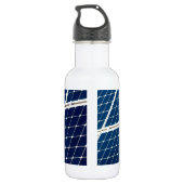 Bild eines solaren Powers lustig Edelstahlflasche (Rückseite)