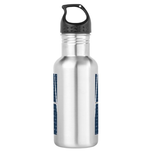 Bild eines solaren Powers lustig Edelstahlflasche (Rückseite)