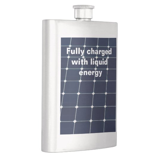 Bild eines solaren Powers lustig Flachmann (Rechts)