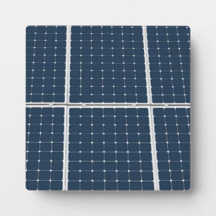 Bild eines solaren Powers lustig Fotoplatte