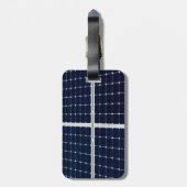 Bild eines solaren Powers lustig Gepäckanhänger (Rückseite vertikal)