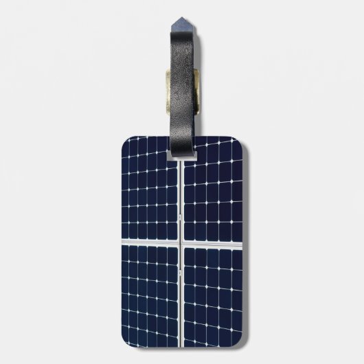 Bild eines solaren Powers lustig Gepäckanhänger (Rückseite vertikal)