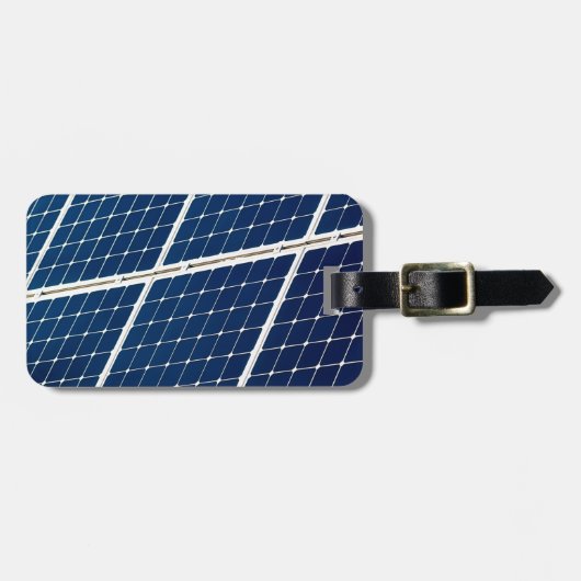 Bild eines solaren Powers lustig Gepäckanhänger (Vorderseite horizontal)