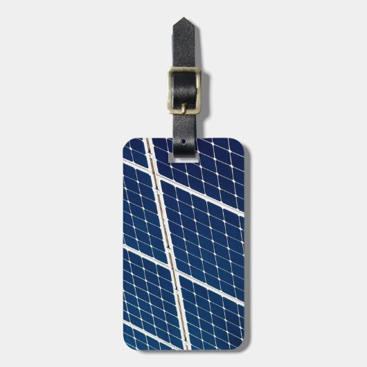 Bild eines solaren Powers lustig Gepäckanhänger (Vorderseite vertikal)