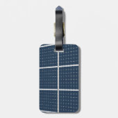 Bild eines solaren Powers lustig Gepäckanhänger (Rückseite vertikal)