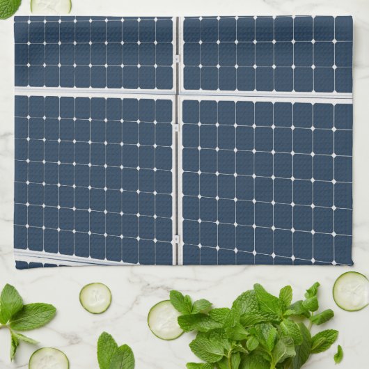 Bild eines solaren Powers lustig Geschirrtuch (Gefaltet)