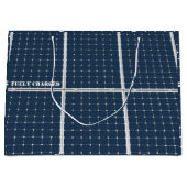 Bild eines solaren Powers lustig Große Geschenktüte (Vorderseite)