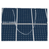 Bild eines solaren Powers lustig Große Geschenktüte (Rückseite)