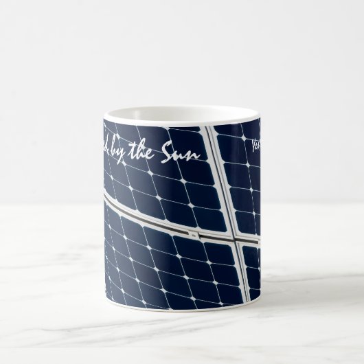 Bild eines solaren Powers lustig Kaffeetasse (Mittel)