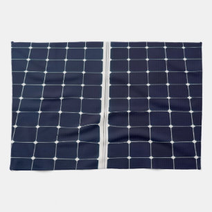 Bild eines solaren Powers lustig Küchentuch