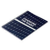 Bild eines solaren Powers lustig Notizblock (Linke Seite)