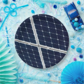 Bild eines solaren Powers lustig Pappteller (Party)