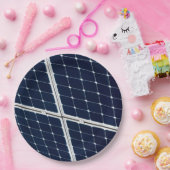 Bild eines solaren Powers lustig Pappteller (Party)
