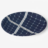 Bild eines solaren Powers lustig Pappteller (Schrägansicht)