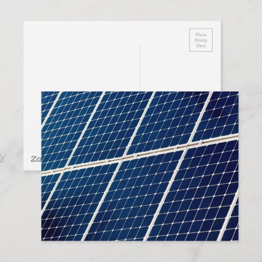 Bild eines solaren Powers lustig Postkarte (Vorne/Hinten)