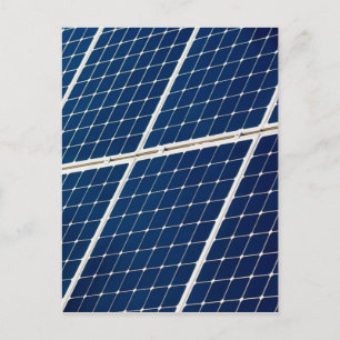 Bild eines solaren Powers lustig Postkarte