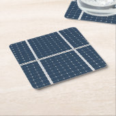 Bild eines solaren Powers lustig Rechteckiger Pappuntersetzer (angewinkelt)
