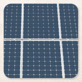 Bild eines solaren Powers lustig Rechteckiger Pappuntersetzer (Vorderseite)