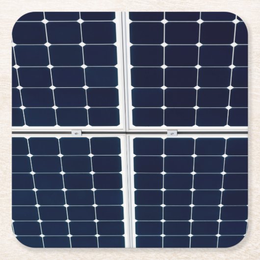 Bild eines solaren Powers lustig Rechteckiger Pappuntersetzer (Vorderseite)