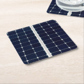 Bild eines solaren Powers lustig Rechteckiger Pappuntersetzer (angewinkelt)