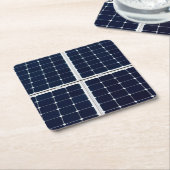Bild eines solaren Powers lustig Rechteckiger Pappuntersetzer (angewinkelt)