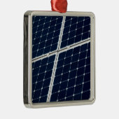 Bild eines solaren Powers lustig Silbernes Ornament (Rechts)