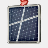 Bild eines solaren Powers lustig Silbernes Ornament (Links)