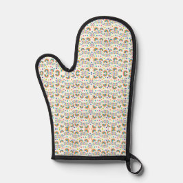 Bild eines Topflappens mit einer farbenfrohen Ofenhandschuh