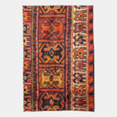 Bild eines Vintagen Teppichs. Beeindruckende Textu Geschirrtuch (Vertikal)