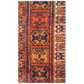 Bild eines Vintagen Teppichs. Beeindruckende Textu Tischdecke (Vorderseite)